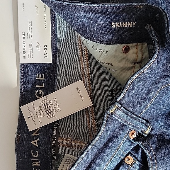 NWT Men's AE Skinny Jeans 33/32 - Picture 3 of 3